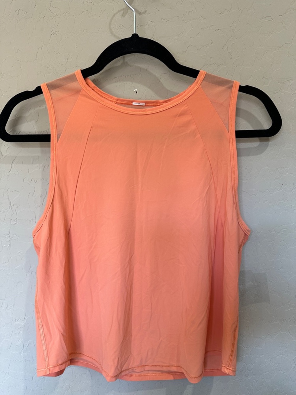 lululemon athletica Peach-Orange Sleeveless Tank